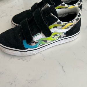 Black Vans sneakers